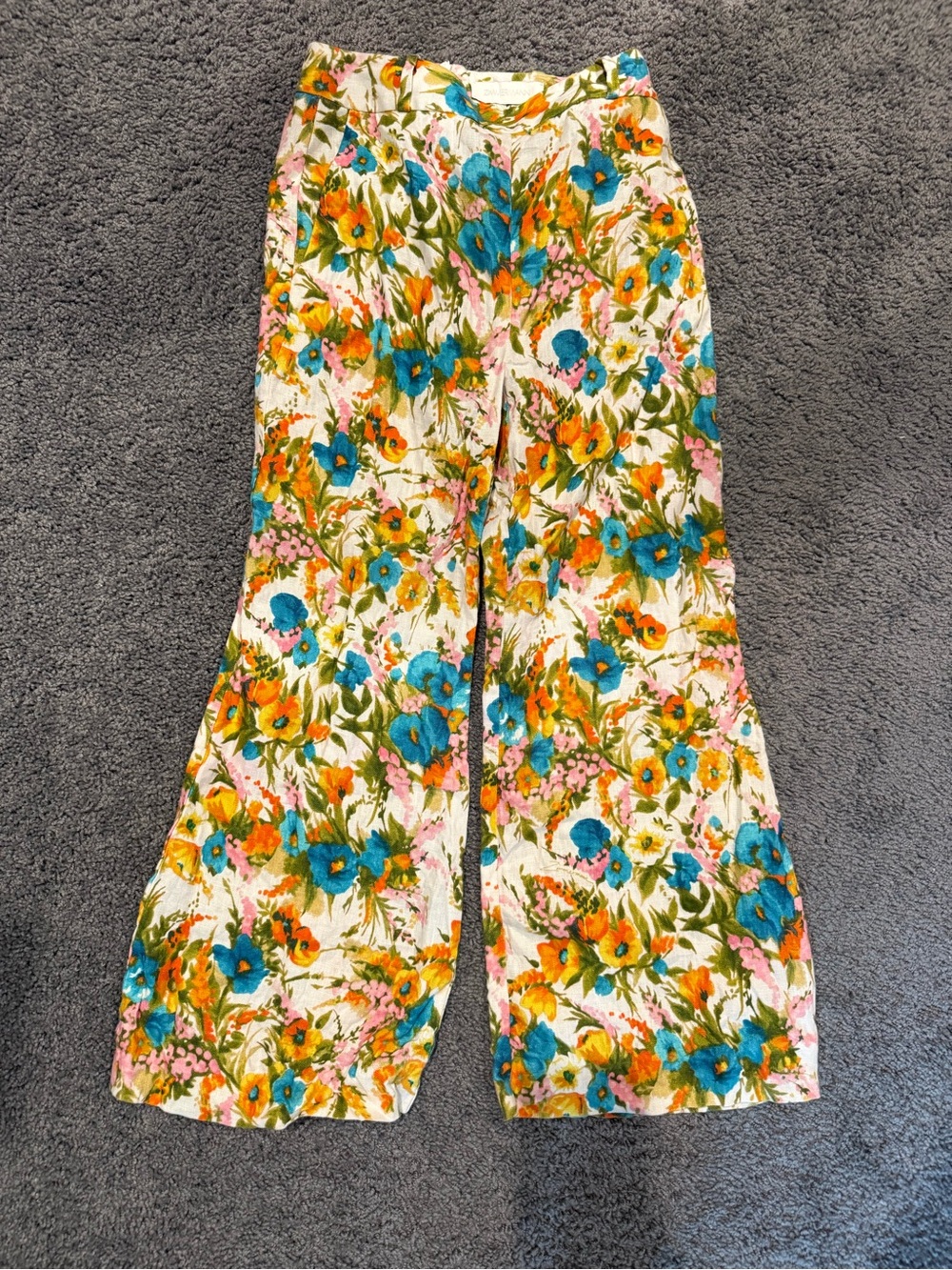 Zimmerman Floral Wide-Leg Summer Pants in 0P